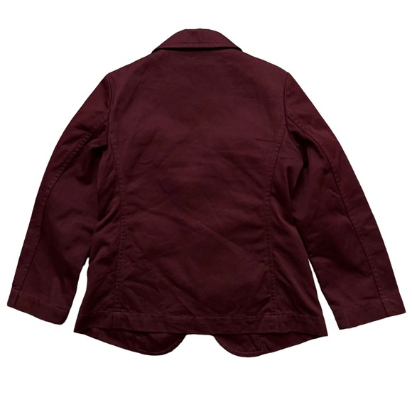 Gucci Formal Blazer Jacket Sports Coat Crest Logo Italy Burgundy Boys Size 4 - Picture 2 of 10